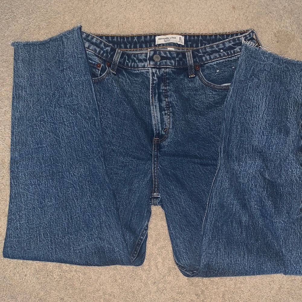 Abercrombie and fitch skinny high rise jeans size 14